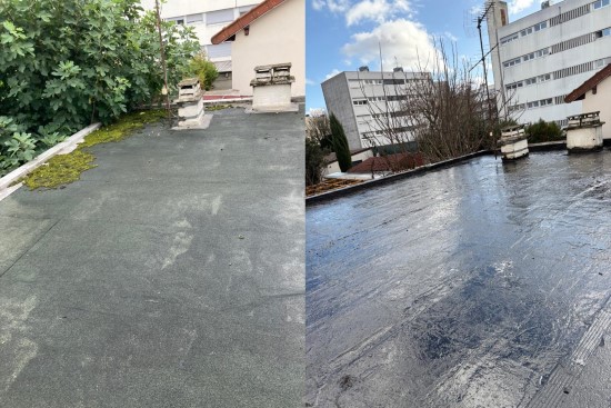 remise en état d'une étanchéité de toit terrasse