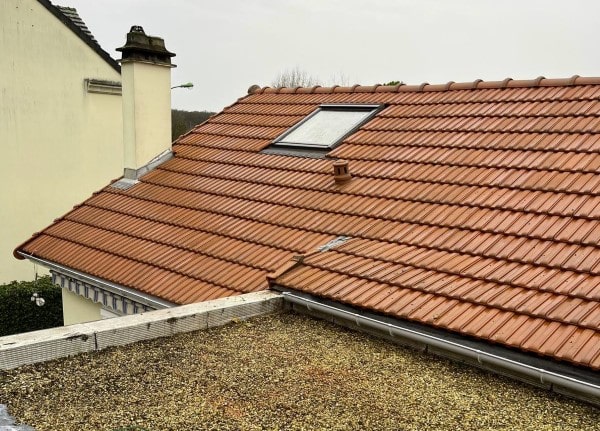 installation de toiture terminée